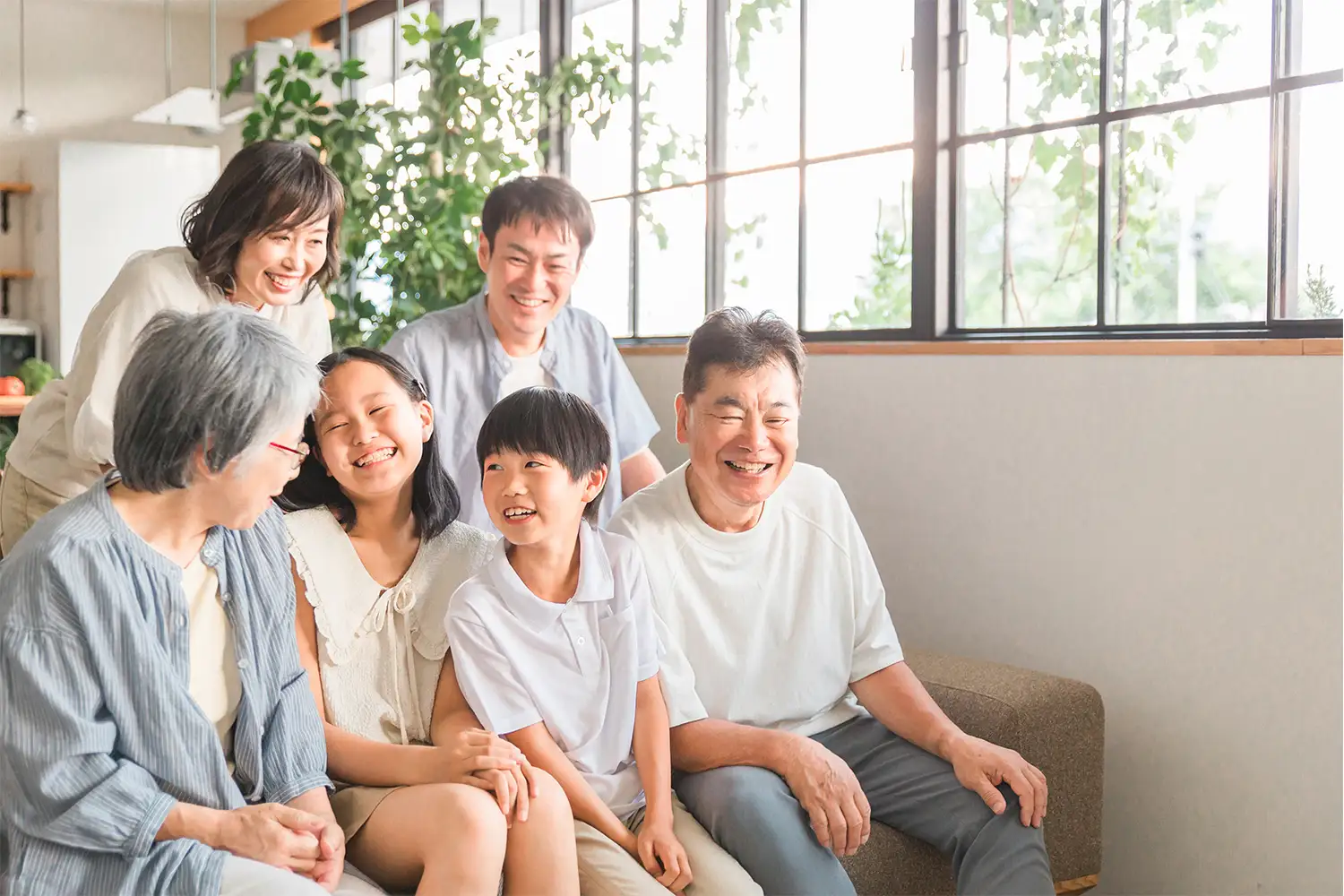 家族３世代画像